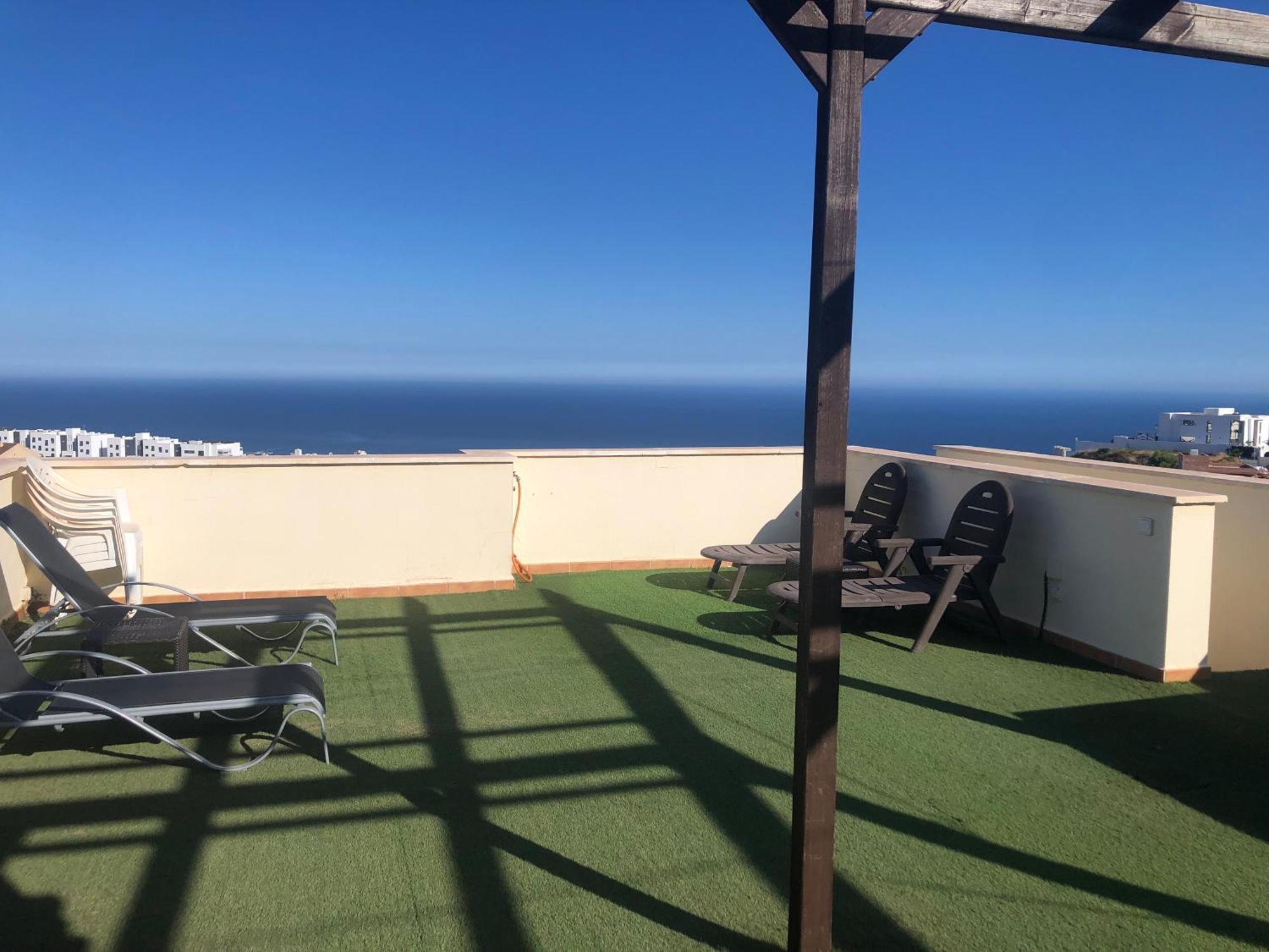 Ático duplex en Benalmádena vistas al mar y montaña dos habitaciones Exterior foto